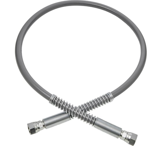 Изображение товара Гибкий шланг TECMASTER ВД, серый: 1/4; 1 м; 12.3 мм 261401