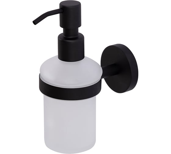 Изображение товара Диспенсер для мыла подвесной Cezares стекло, исполнение черный матовый RELAX-SOIS-V-NOP