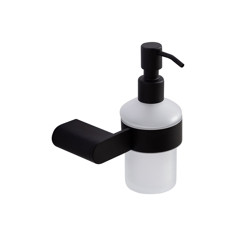 Изображение товара Диспенсер для мыла подвесной Cezares стекло, исполнение черный матовый STYLUS-SOIS-V-NOP
