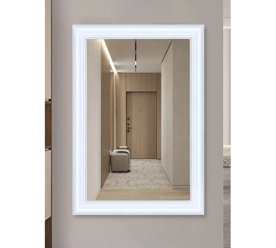 Изображение товара Зеркало настенное Декарт в раме 55x80 см 80154 8Л0154