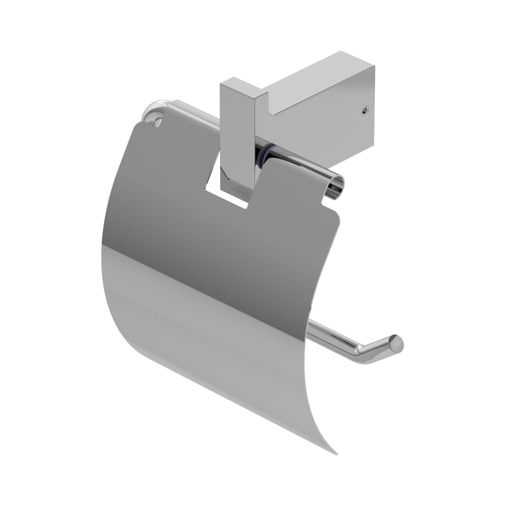 Изображение товара Держатель для туалетной бумаги Cezares SLIDER-PH-01 хром настенный с крышкой