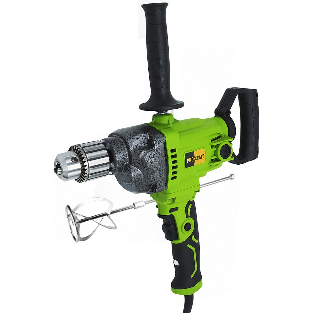 Изображение товара Дрель-миксер электрическая PROCRAFT 1200Вт 0-700 об/мин PS1750 профессиональная