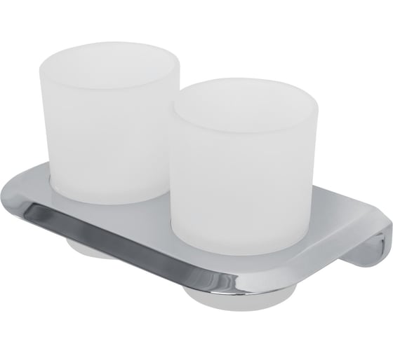 Изображение товара Стакан подвесной двойной Cezares стекло, исполнение хром LINER-TUMDS-01