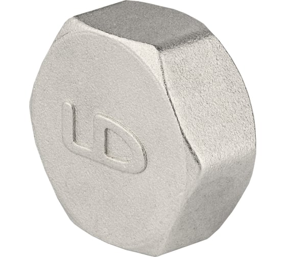 Изображение товара Заглушка LD латунь, Ду20, ВР, никель .67.504.20 129-8101