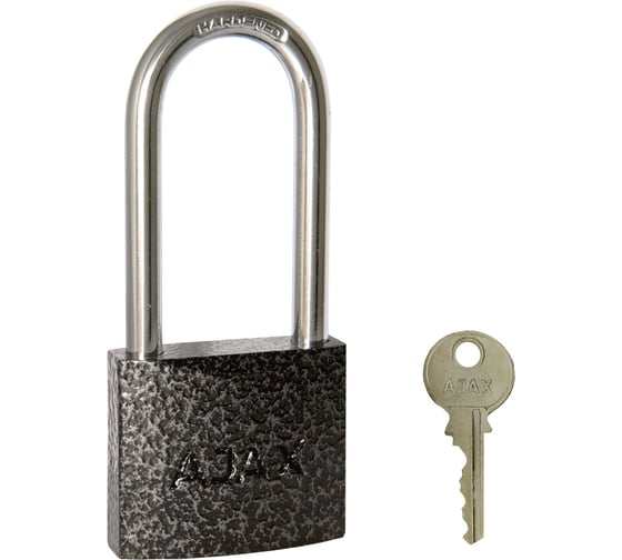 Изображение товара Навесной замок AJAX PD-01-50-L англ. 3 кл., длинная дужка, коробка 42239