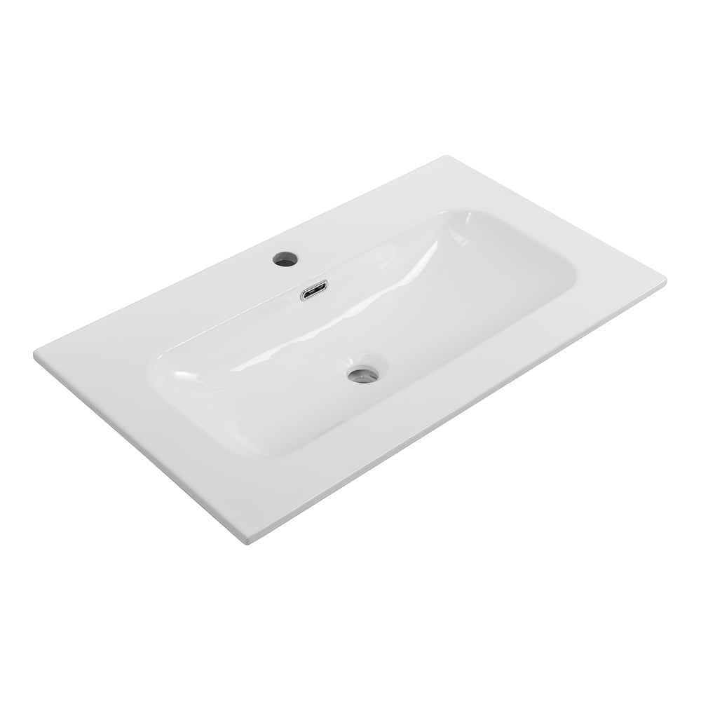 Изображение товара Керамическая раковина Cezares 810x460x155 CZR-8073-80 современная белая