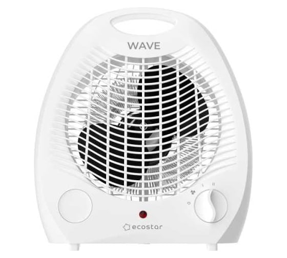 Изображение товара Электрический тепловентилятор ECOSTAR WAVE EFH-W2000DS-WH