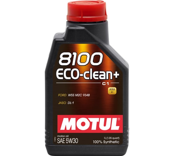 Изображение товара Моторное масло MOTUL 8100 ECO-CLEAN+ 5W30 1 л 113551