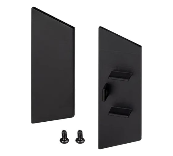 Изображение товара Заглушка Arlight WALL-2575 BLACK глухая, 1 комплект 052361
