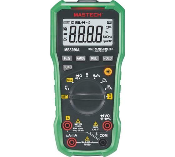 Изображение товара Цифровой автоматический мультиметр Mastech MS8250A 00-00000265