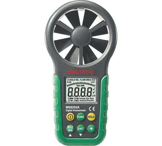 Изображение товара Цифровой анемометр с крыльчаткой Mastech MS6252A 00-00000225