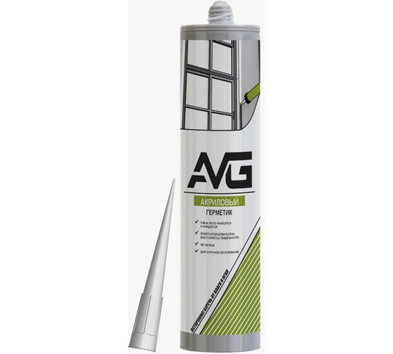 Изображение товара Акриловый герметик AVG Акрил белый