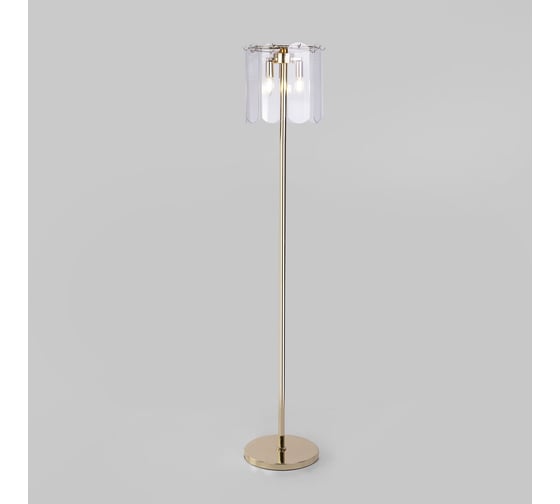 Изображение товара Торшер Eurosvet Claire 01171/3 со стеклянным плафоном, золото a069014