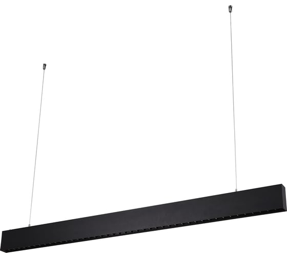Изображение товара Светильник линейный светодиодный Apeyron Anti-glare 36Вт, 3600Лм, 4000К, IP40, черный, 1200х38х85мм 30-19
