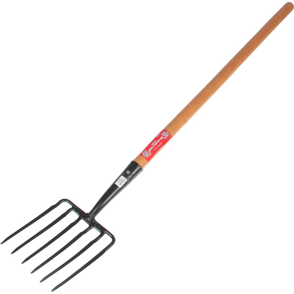 Изображение товара Садовые кованые 6-рогие вилы с черенком Greengo ВС 3340816