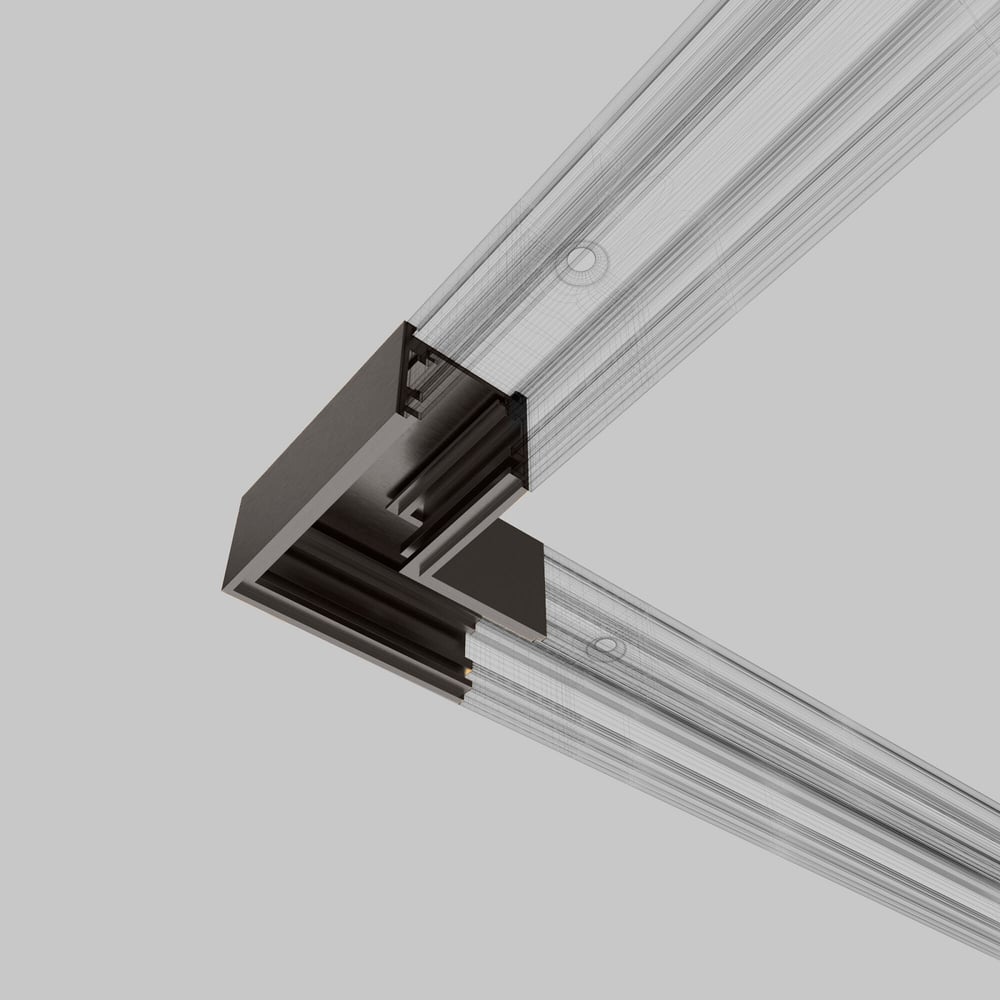 Изображение товара Коннектор угловой Elektrostandard Titan Line для накладного шинопровода