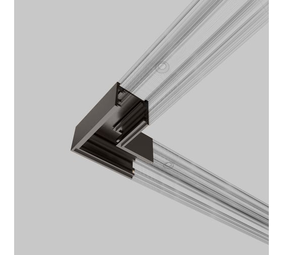 Изображение товара Коннектор угловой Elektrostandard Titan Line для накладного шинопровода 85224/00 титан a069716