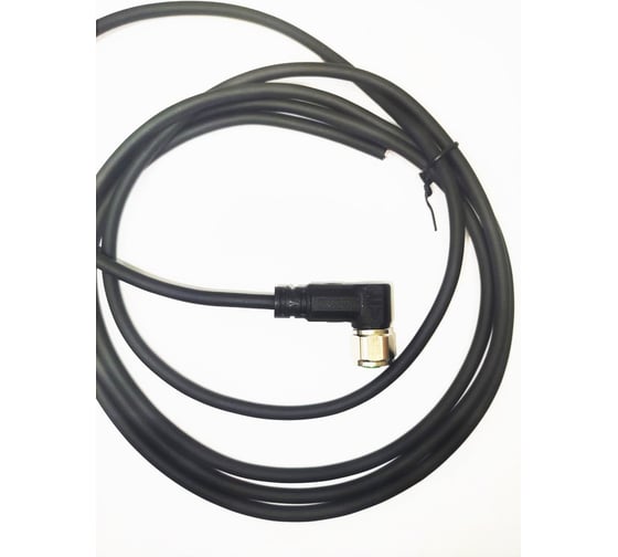 Изображение товара Соединитель кабельный VELLEDQ M8-F04S-10.0PVC/BK, Розетка, Угловой с кабелем, Пластик 4-PINIP67, кабель 10 м, 60 DC, 08-00024703