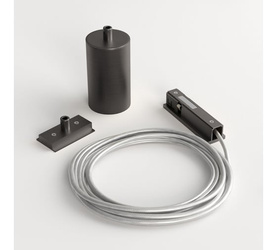 Изображение товара Подвесной комплект Elektrostandard Titan Line для подключения трековой системы освещения к питанию 85009/00 титан a069726