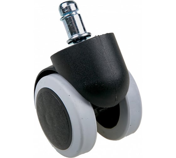 Изображение товара Колеса для офисного кресла Элимет черные/серые 5 шт с эластичной основой d=50 БП-00001693