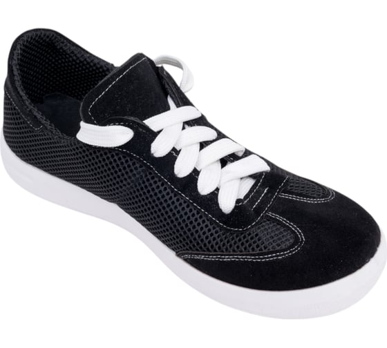 Изображение товара Полуботинки кроссовые ШК  арт. -09113-2 черн, велюр+сетка, разм.40 -09113-2 черн/40 00-00000019