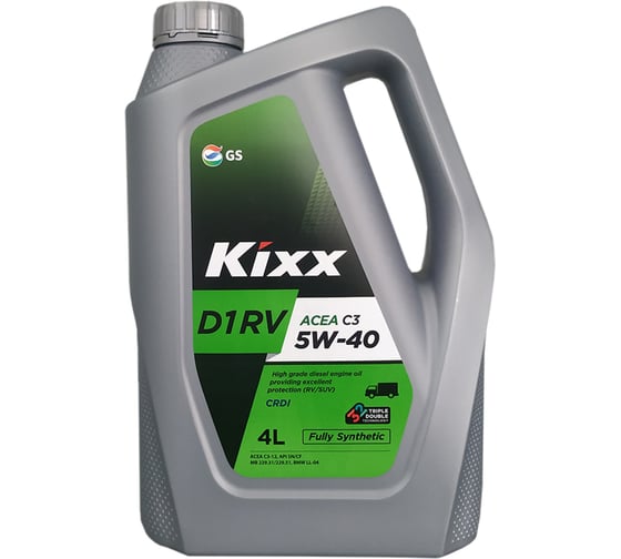 Изображение товара Моторное масло KIXX D1 RV 5W40, синтетическое, 4 л L2013440K1