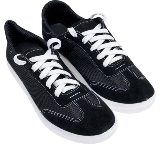 Изображение товара Полуботинки кроссовые ШК арт. -09113-2 черн, велюр+сетка, разм.44 -09113-2 черн/44 00-00000023