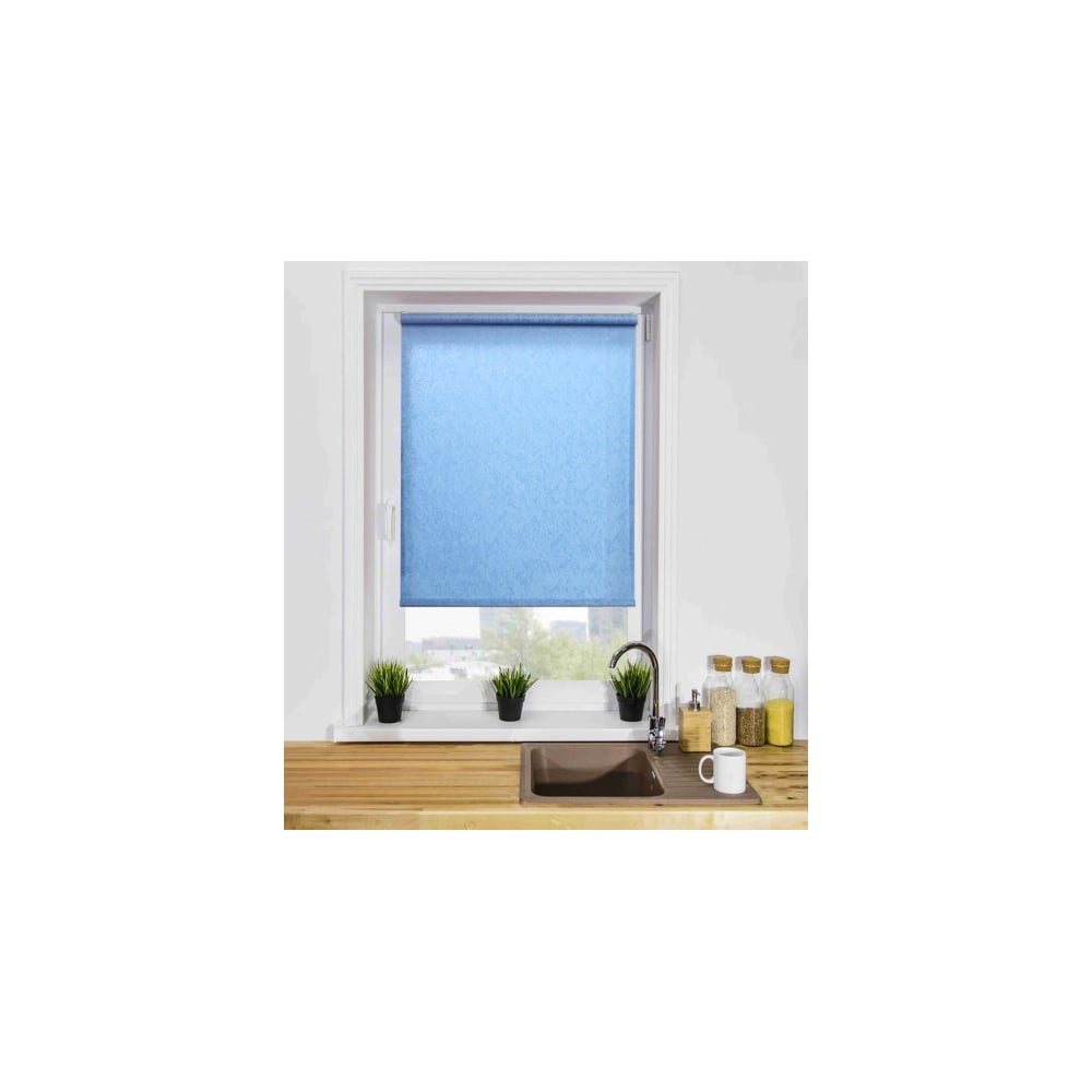 Рулонная штора LM DECOR штора для ванны доляна феерия 180×180 см eva голубой