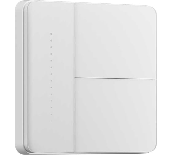 Изображение товара Умный настенный выключатель AQARA Z1 Pro (2 клавиши), цвет: белый, модель ZNQBKG43LM_wh