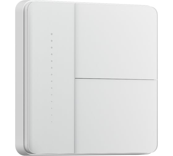 Изображение товара Умный настенный выключатель AQARA Z1 Pro (2 клавиши), цвет: белый, модель ZNQBKG43LM_wh