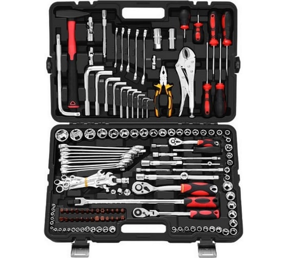 Изображение товара Набор инструментов GOODKING 150 предметов, 1/4 3/8 1/2, трещотка M-10150