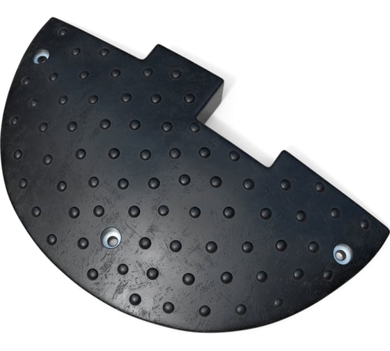 Изображение товара Лежачий полицейский ООО ОПТИМА СЕРВИС ИДН 500 мм концевой элемент резина ГОСТ 52605-2006 00-00027273