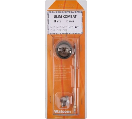 Изображение товара Набор для краскопультов SLIM KOMBAT HTE 1,7 WALCOM 800017