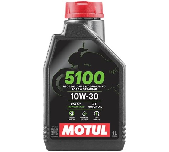 Изображение товара Моторное масло MOTUL 5100 4T 10W30 1 л 113176