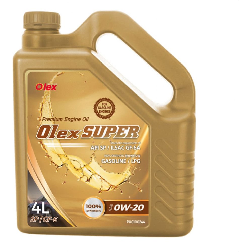 Изображение товара Моторное масло OLEX 4 л. Super SP 0W-20 PK0100244