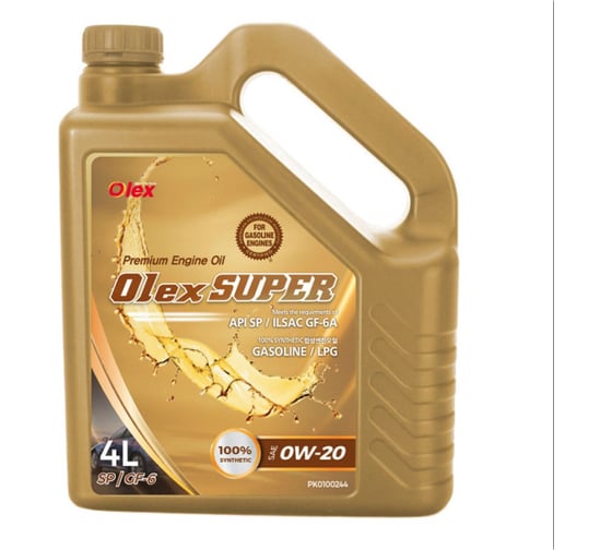 Изображение товара Моторное масло OLEX 4 л. Super SP 0W-20 PK0100244