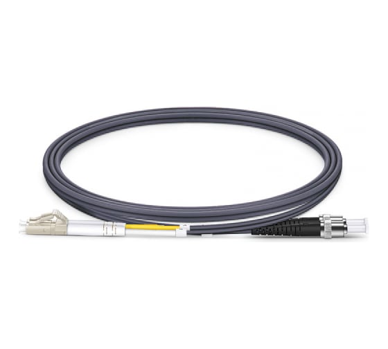 Изображение товара Оптический патч-корд TopLAN дуплексный, LC/PC-ST/PC, DPC-TOP-OM1-LC/P-ST/P-100