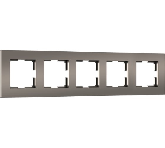Изображение товара Рамка WERKEL на 5 постов Slab (бронза софт) a067788
