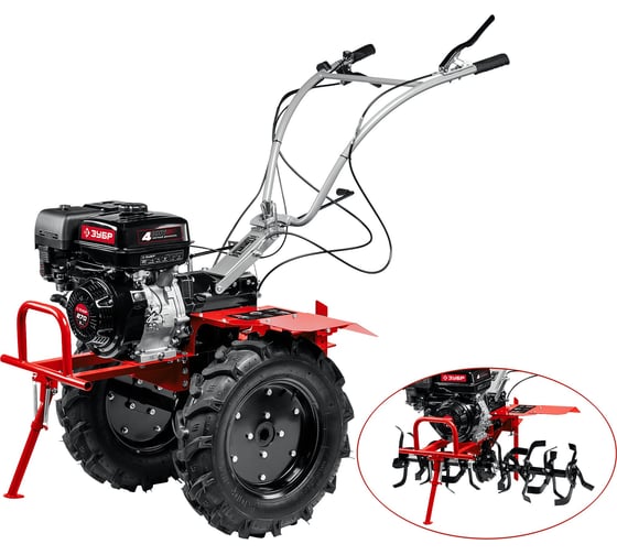 Изображение товара Бензиновый мотоблок с ВОМ ЗУБР 270 см3 МТШ-600