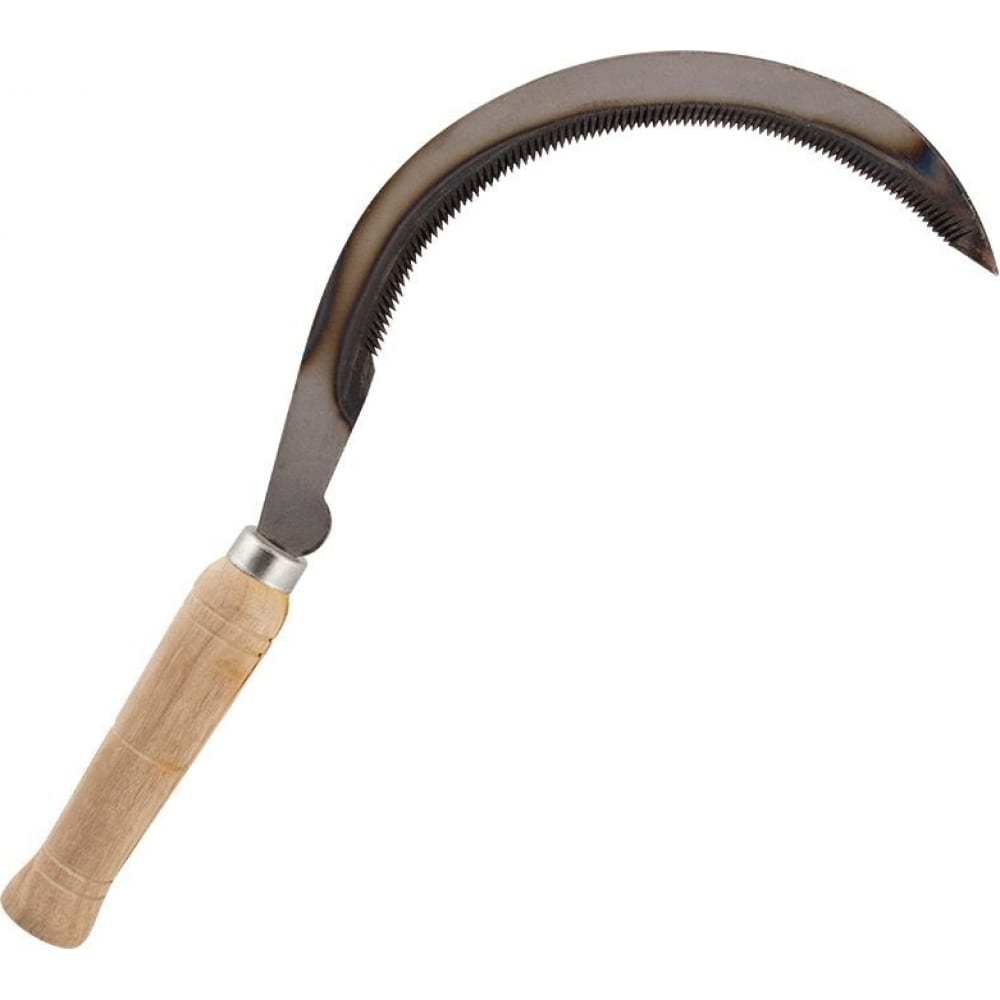 Усиленный серп PARK нож для бисквита длина лезвия 35 см крупные зубцы ручка дерево