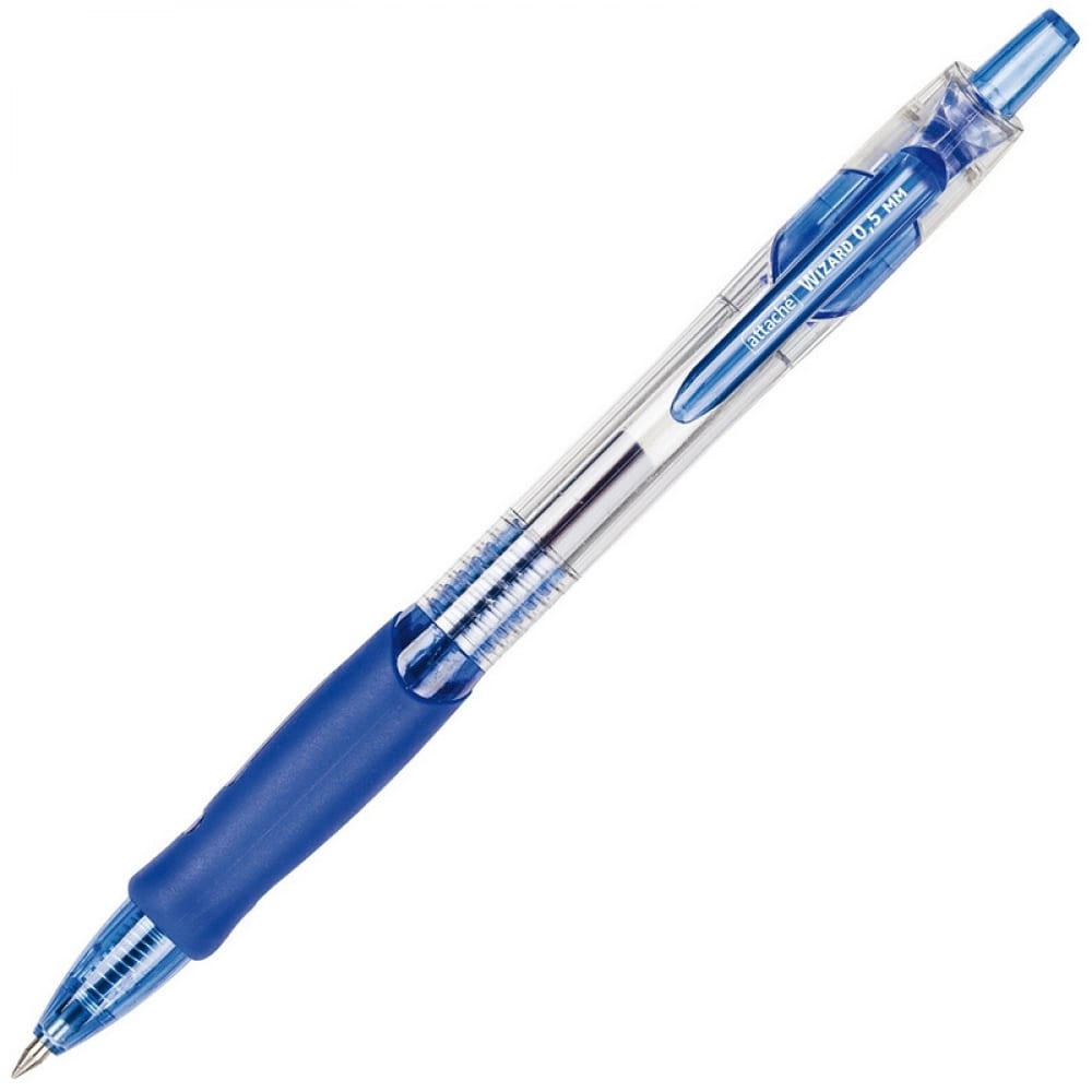 Автоматическая гелевая ручка Attache ручка стираемая гелевая brauberg soft