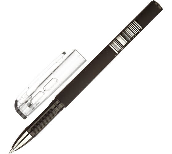 Изображение товара Гелевая ручка 12 шт в упаковке Attache черный 0.5 мм конусный наконечник 258077