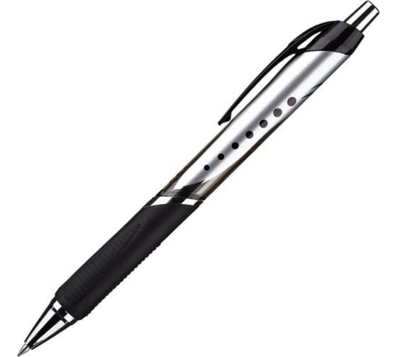 Изображение товара Гелевая ручка 12 шт в упаковке Attache Selection Galaxy черный корпус цвет чернил черный 389766