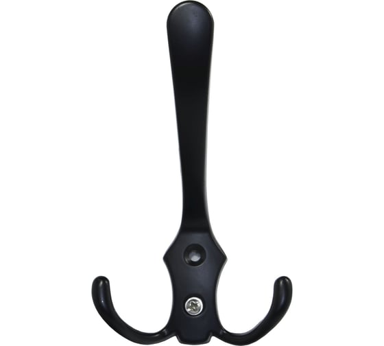 Изображение товара Крючок Laurus ZA5027 3-х рожковый L, черный матовый 07188