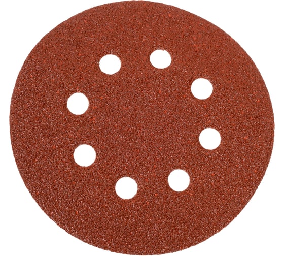 Изображение товара Диск шлифовальный (5 шт; 125 мм; Р40; 8 отверстий; Velcro) Flexione 50000295