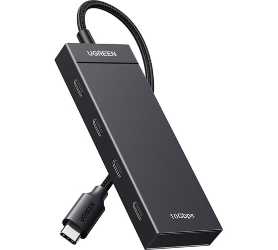 Изображение товара Хаб Ugreen CM806 (35584) USB-C to 4xUSB-C HUB without PD. Цвет: черный 35584_