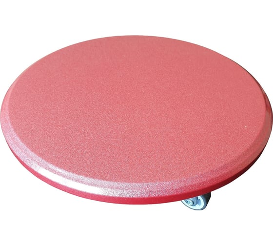 Изображение товара Подставка для цветов на колесах ЦМК диаметр 30 см, красный PF008