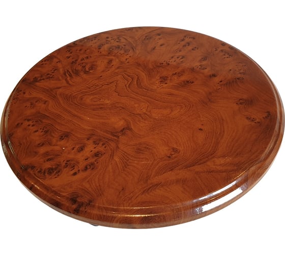 Изображение товара Подставка для цветов на колесах ЦМК диаметр 30 см, корень вишни PF003