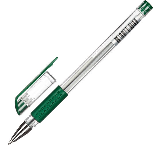 Изображение товара Гелевая ручка 24 шт в упаковке Attache Economy зеленый стержень 0.5 мм манжетка 901705