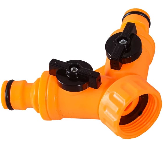 Изображение товара Разветвитель регулируемый 2-х канальный со штуцерами Вихрь 73/7/2/23